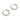 Huggie Hoop Wire Earring - Brass - zircon - 18K Real White Gold Plating - 3.6gr - MJ101483 - MinjuanRong