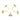 Push Back Stud Earring - Brass - Cubic Zircon - 316 stainless steel stud - 14k real gold plating - 0.9gr - MJ102767 - MinjuanRong
