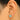 Push Back Stud Earring - Brass - Enamel - Cubic Zircon - Brass Stud - 18K Real Gold Plating - 1.3gr - MJ103372 - MinjuanRong