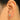 Push Back Stud Earring - Brass - Enamel - Brass Stud - 18K Real Gold Plating - 0.8gr - MJ103382 - MinjuanRong
