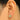 Push Back Stud Earring - Brass - Enamel - Cubic Zircon - Brass Stud - 18K Real Gold Plating - 2.1gr - MJ103390 - MinjuanRong
