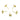 Push Back Stud Earring - Brass -  Cubic Zircon - 316 stainless steel stud - 14k real gold plating - 0.9gr - MJ102768 - MinjuanRong