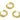 Huggie Hoop Wire Earring - Brass  - Cubic Zircon - 18K Real gold plating - 5.2gr. - MJ102015 - MinjuanRong