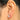 Push Back Stud Earring - Brass - cubic zircon - 316 stainless Steel Stud - 18K Real White Gold Plating - 3.2gr - MJ101826 - MinjuanRong