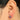 Push Back Stud Earring - Brass - Cubic Zircon - 316 Stainless Steel Stud - 18K Real Gold Plating - Pink (CZ-01) - D-Violet(CZ-08) - 4.2gr - MJ101730 - MinjuanRong