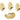 Push Back Stud Earring - Brass - 316 Stainless Steel Stud - 18K Real Gold Plating - 11.2gr - MJ104089 - MinjuanRong