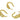 Cuff Earring - Brass - 18K Real gold plating - 5gr - MJ102008 - MinjuanRong