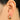 Push Back Stud Earring - Brass - 316 stainless steel stud - 18K Real gold plating - 6.7gr - MJ102038 - MinjuanRong