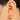 Huggie Hoop Wire Earring - Brass - 18K Real gold plating - 4.5gr - MJ102014 - MinjuanRong