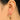 Huggie Hoop Wire Earring - Brass - 18K Real gold plating - 6.7gr - MJ102076 - MinjuanRong