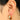 Push Back Stud Earring - Brass - Steel Stud - 18K Real Gold Plating - 6.7gr - MJ101945 - MinjuanRong