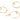 Clasp Back Earring - Brass - Steel Stud - 18K Real Gold Plating -  6.3gr - MJ200560 - MinjuanRong
