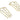 Hair Comb - Brass - 4.8gr - MJ104182