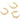 Push Back Stud Earring - Brass - 316 Surgical Stainless Steel Stud - 18K Real Gold Plating - 5.1gr - MJ200614 - MinjuanRong