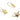 Push Back Stud Earring - Brass - 18K Real Gold Plating - 3.3gr - MJ200600 - MinjuanRong