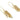 Wire Hook Earring - Brass - 18K Real Gold Plated Brass - 12.4gr - MJ200559 - MinjuanRong