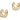 Cuff Earring - Brass - 18K Real Gold Plating - 5.5gr - MJ200577 - MinjuanRong