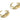Cuff Earring - Brass - 18K Real Gold Plating - 8.1gr - MJ200613 - MinjuanRong