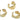 Cuff Earring - Brass - 18K Real Gold Plating - 5.4gr - MJ200581 - MinjuanRong
