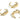 Cuff Earring - Brass - 18K Real Gold Plating - 8.1gr - MJ200613 - MinjuanRong
