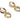 Push Back Stud Earring - Brass - Zircon - 925 silver stud - 18K Real Gold Plated Brass - 12.6gr - MJ101842 - MinjuanRong