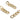 Push Back Stud Earring - Brass - Zircon  - 925 silver stud - 18K Real Gold Plated Brass - 11.9gr - MJ102152 - MinjuanRong
