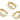 Hinged Back Earring - Brass - Zircon - Brass Stud - 18K Real Gold Plated Brass - 8.3gr - MJ200283 - MinjuanRong