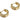 Huggie Hoop Wire Earring - Brass - Zircon - Brass Stud - 18K Real Gold Plated Brass - 5.8gr - MJ102156 - MinjuanRong