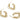 Push Back Stud Earring - Brass - Brass Stud - 18K Real Gold Plated Brass - 5.7gr - MJ200365 - MinjuanRong