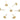 Push Back Stud Earring - Brass - Zircon - Stainless Steel Stud - 18K Real Gold Plated Brass - 2.6gr - MJ200353 - MinjuanRong
