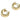 Huggie Hoop Wire Earring - Brass - Zircon - Brass Stud - 18K Real Gold Plated Brass - 3.6gr - MJ200278 - MinjuanRong