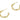 Push Back Stud Earring - Brass - Zircon - 18K Real Gold Plated Brass - 6gr - MJ200362 - MinjuanRong