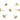 Push Back Stud Earring - Brass - Zircon - Brass Stud - 18K Real Gold Plated Brass - 2.8gr - MJ200356 - MinjuanRong