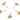 Push Back Stud Earring - Brass - Zircon - Brass Stud - 18K Real Gold Plated Brass - 2.8gr - MJ200356 - MinjuanRong