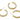 Push Back Stud Earring - Brass - Brass stud - 18k real gold plated brass - 8.9gr - MJ200370 - MinjuanRong