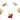 Push Back Stud Earring - Resin  Wood316 Surgical Stainless Steel Stud - Red - 2.9gr - MJ200696