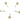 Push Back Stud Earring - Brass - 316 Surgical Stainless Steel Stud - 18K Real Gold Plated Brass - 2.9gr - MJ200641 - MinjuanRong