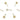 Push Back Stud Earring - Brass - 316 Surgical Stainless Steel Stud - 18K Real Gold Plated Brass - 2.9gr - MJ200641 - MinjuanRong