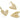 Push Back Stud Earring - Brass Stud - zircon - 18K Real Gold Plated - 12.9gr - MJ100660 - MinjuanRong