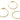 Push Back Stud Earring - Brass - 925 silver stud - 18K Real Gold Plated - 9.2gr - MJ200004