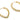 Huggie Hoop Wire Earring - Brass - Zircon - 18k real gold plated brass - 10gr - MJ200262 - MinjuanRong