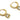 Huggie Hoop Wire Earring - Brass - Zircon - 18k real gold plated brass - 3.8gr - MJ200247 - MinjuanRong