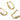 Huggie Hoop Wire Earring - Brass - Zircon - 18k real gold plated brass - 5.1gr - MJ200250 - MinjuanRong