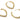Huggie Hoop Wire Earring - Brass - Zircon - 18k real gold plated brass - 10gr - MJ200262 - MinjuanRong