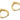 Huggie Hoop Wire Earring - brass - 18k real gold plated - 3.6gr - MJ100433 - MinjuanRong