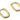 Huggie Hoop Wire Earring - Brass - 18k real gold plated brass - 3.3gr - MJ200269 - MinjuanRong