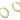 Huggie Hoop Wire Earring - Brass - 18k real gold plated brass - 5.1gr - MJ200260 - MinjuanRong