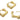 Huggie Hoop Wire Earring - Brass - Zircon - 18k real gold plated brass - 6.33gr - MJ201194 - MinjuanRong
