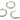 Huggie Hoop Wire Earring - Brass - 18K Real White Gold Plated Brass - 3.9gr - MJ101071 - MinjuanRong