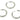 Huggie Hoop Wire Earring - Brass - 18K Real White Gold Plated Brass - 5.7gr - MJ101075 - MinjuanRong
